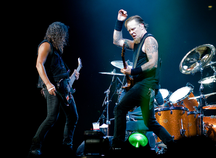 Kirk Hammett and James Hetfield, The O2 Arena, London, England, fot. Kreepin Deth