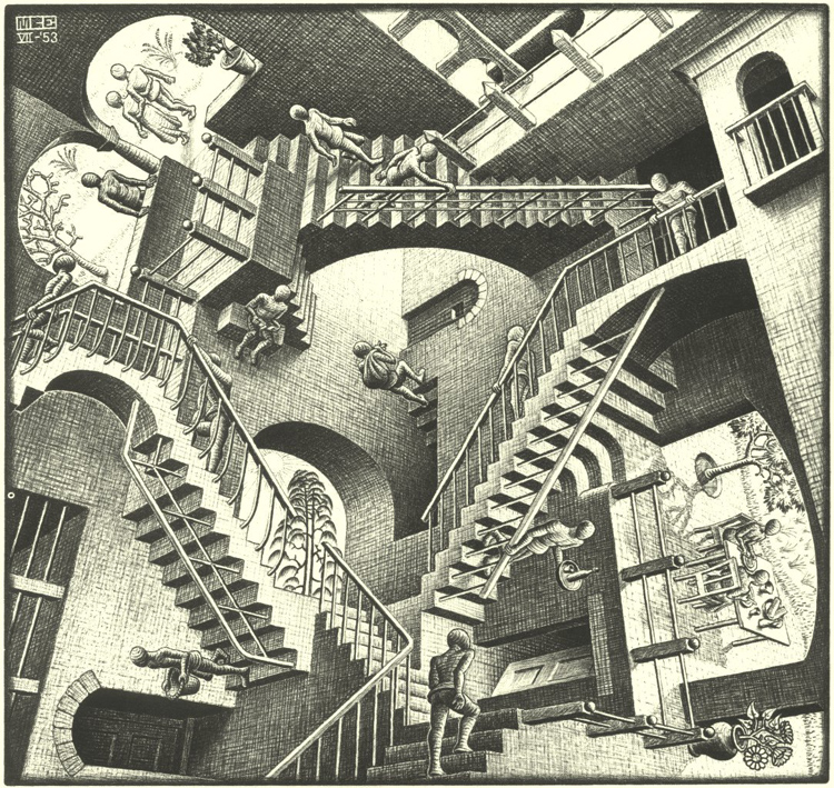 M.C. Escher - Relativity