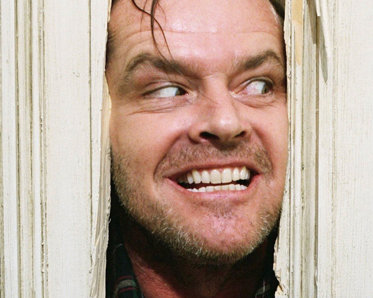 Jack Nicholson jako Jack Torrance, Lśnienie (1980), fot. materiały prasowe Peregrine Productions